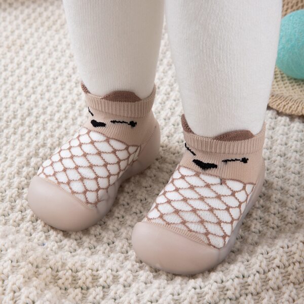 

Baby Boys Cartoon Graphic Sock Sneakers, Chocolate brown