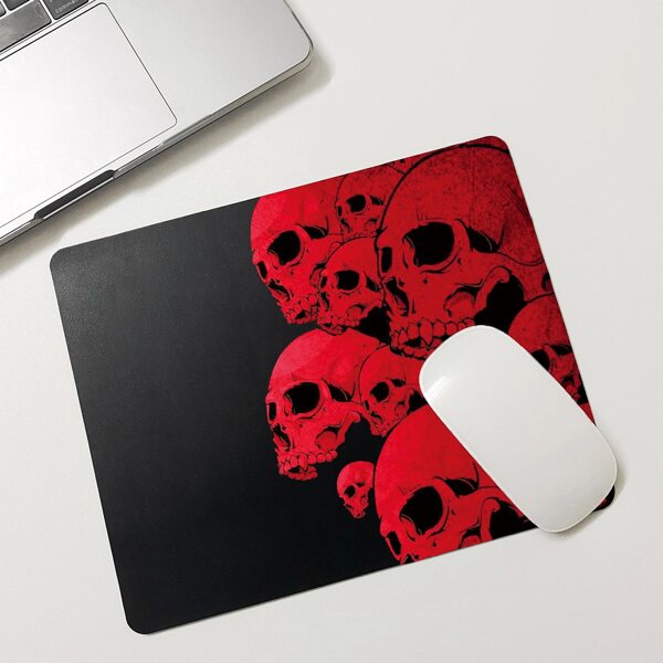 

Skull Pattern Mouse Pad, Multicolor