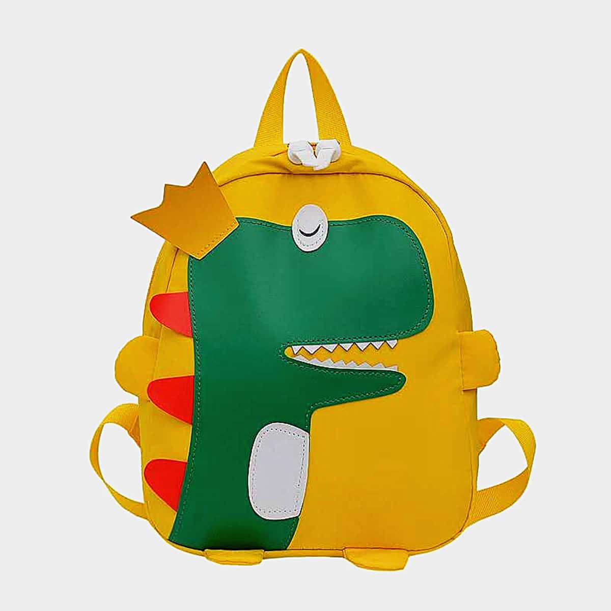 

Cartoon Dinosaur Pattern Backpack, Yellow