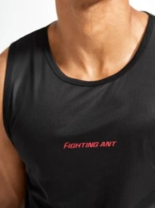 Manfinity Sport Corelite Boyfriend Style Men Ombre Sports Tank Top Workout Tops Tank Top Pack, Graphic, Colorful, Racer Back Tank, Basketball - Multicolor - View 4