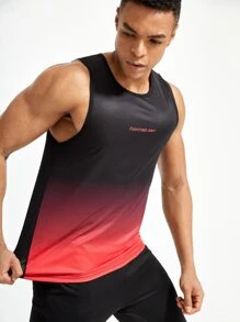 Manfinity Sport Corelite Boyfriend Style Men Ombre Sports Tank Top Workout Tops Tank Top Pack, Graphic, Colorful, Racer Back Tank, Basketball - Multicolor - View 6