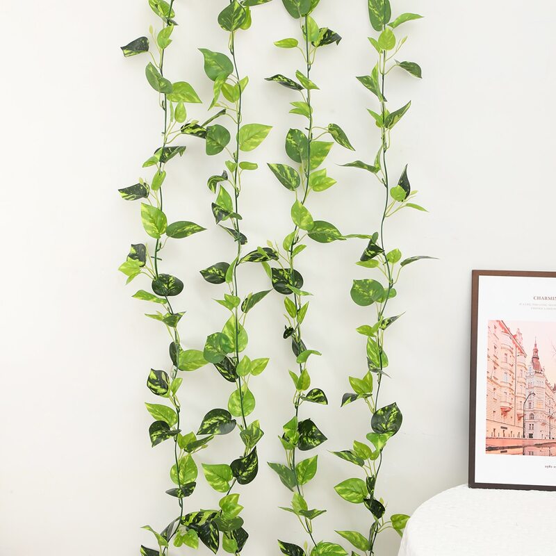 

1pc Artificial Leaf Vine, Green