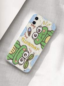 Funda para móvil con estampado de rana de dibujos animados - Multicolor - Ver 4