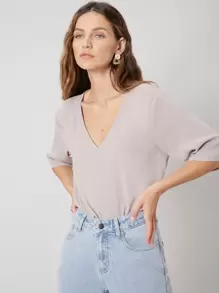 MOTF PREMIUM REGULAR FIT TOP - Dusty Purple - View 1