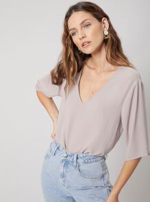 MOTF PREMIUM REGULAR FIT TOP - Dusty Purple - View 5