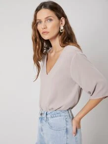 MOTF PREMIUM REGULAR FIT TOP - Dusty Purple - View 7