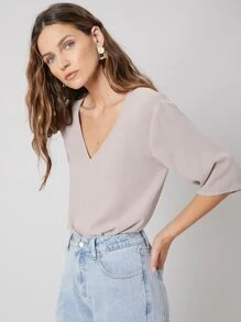 MOTF PREMIUM REGULAR FIT TOP - Dusty Purple - View 8