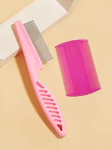 2入組寵物梳子套裝 - 玫紅色 - 查看 1