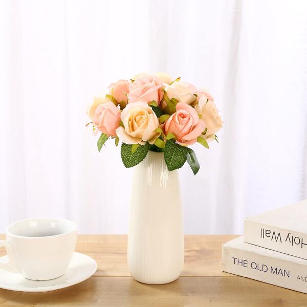

6branches Artificial Rose, Multicolor
