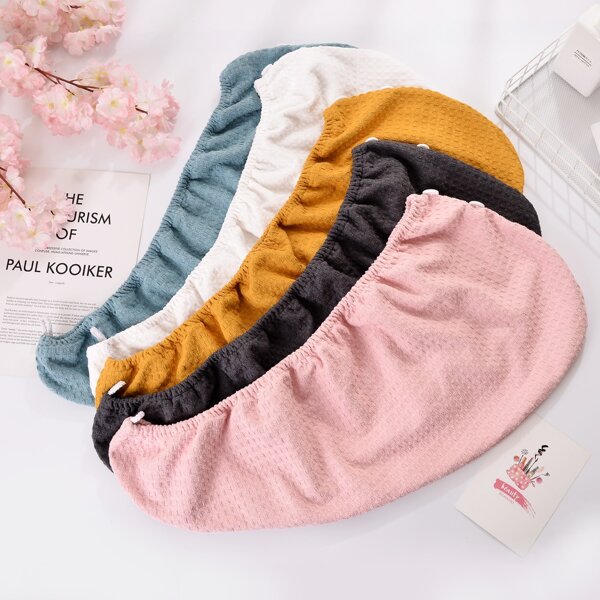 

1pc Plain Random Color Hair Drying Cap, Multicolor