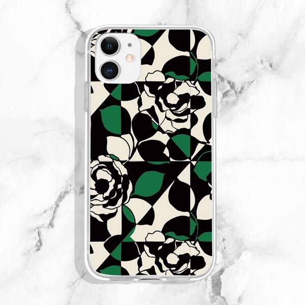 

Rose Print Phone Case, Multicolor