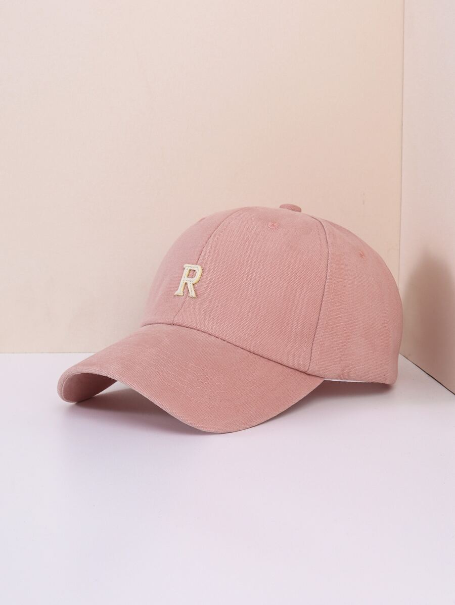 Gorra De Béisbol Decorada Con Parche De Letras Para Hombres