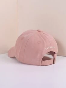 Gorra De Béisbol Decorada Con Parche De Letras Para Hombres