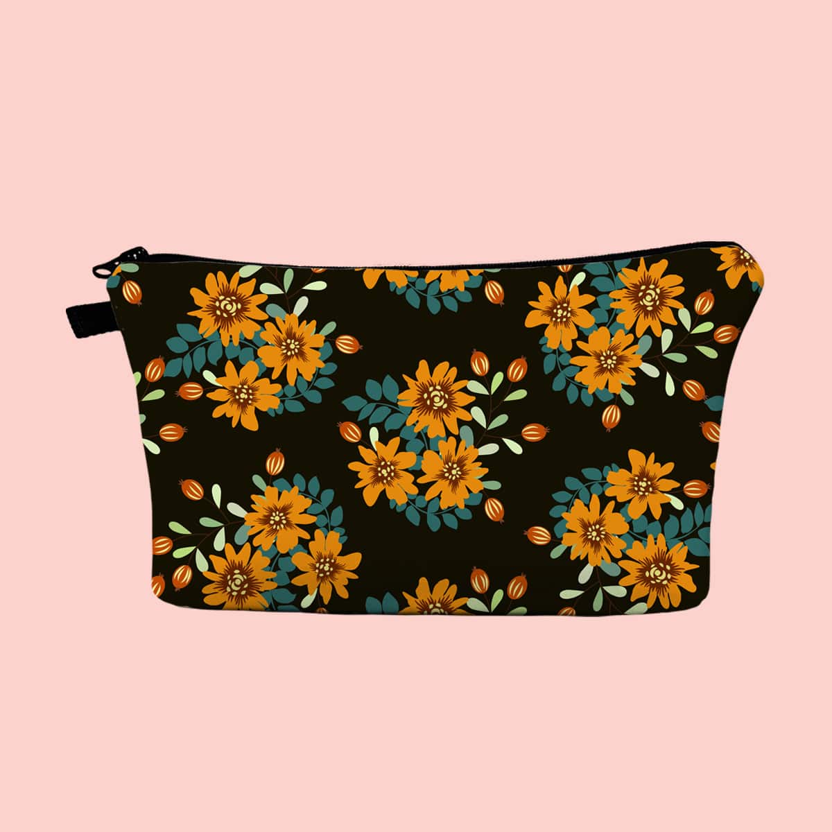 

Flower Pattern Makeup Bag, Multicolor