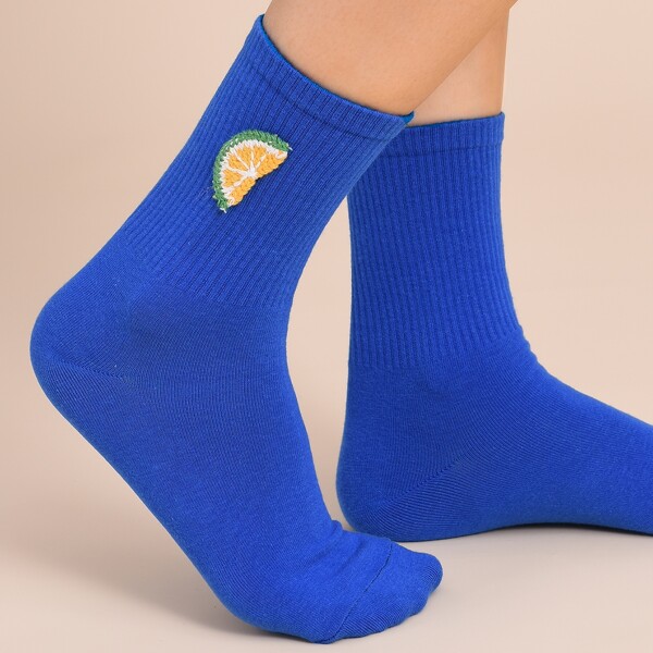 

Fruit Patch Socks, Blue