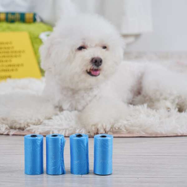 

4rolls Pet Garbage Bag, Blue