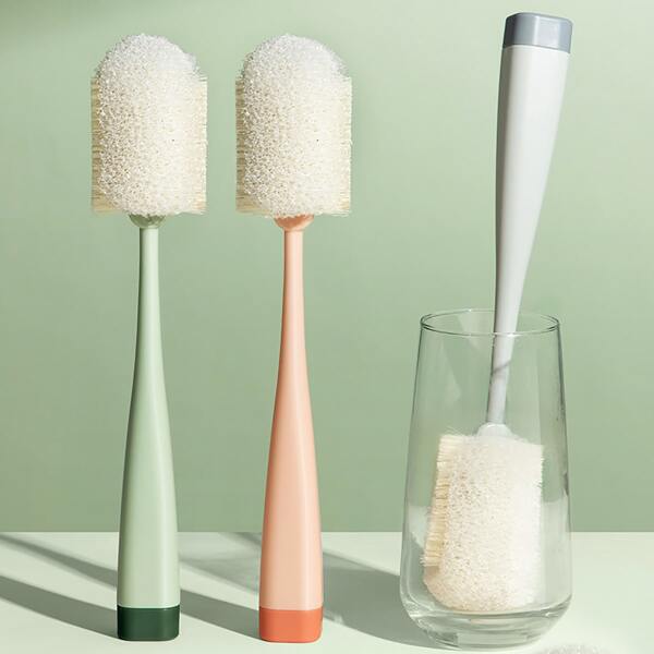

1pc Random Cup Cleaning Sponge Brush, Multicolor