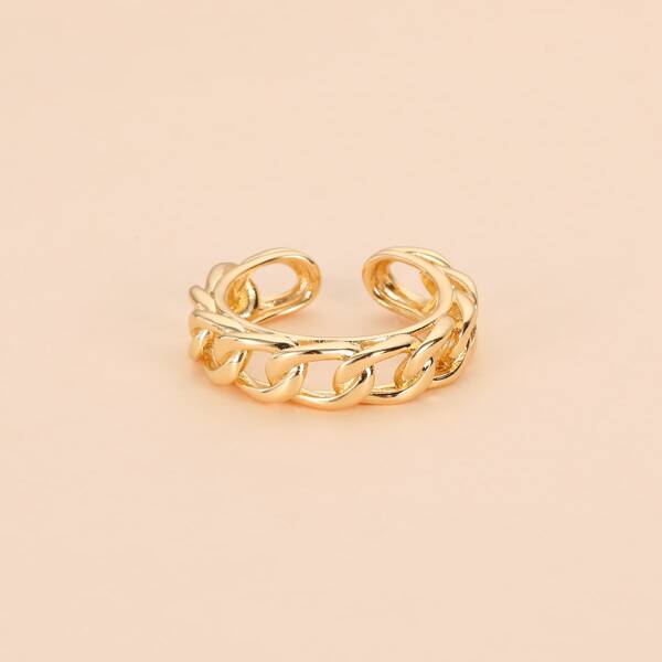 

18K Gold Plated Chain Design Ring