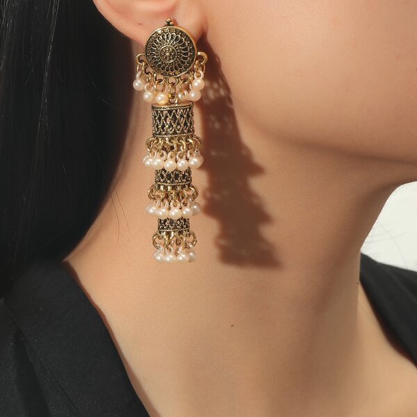 

Jhumka серьги-подвески, Золотистый