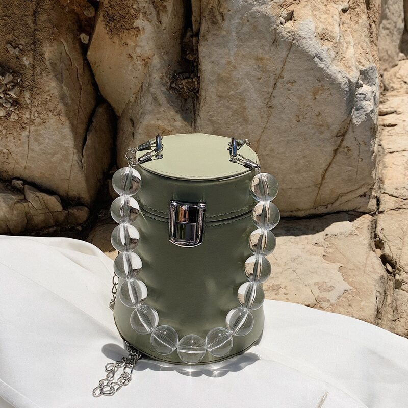 

Mini Bucket Bag, Green
