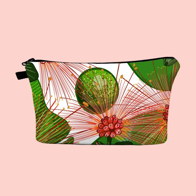 

Plant Print Makeup Bag, Multicolor
