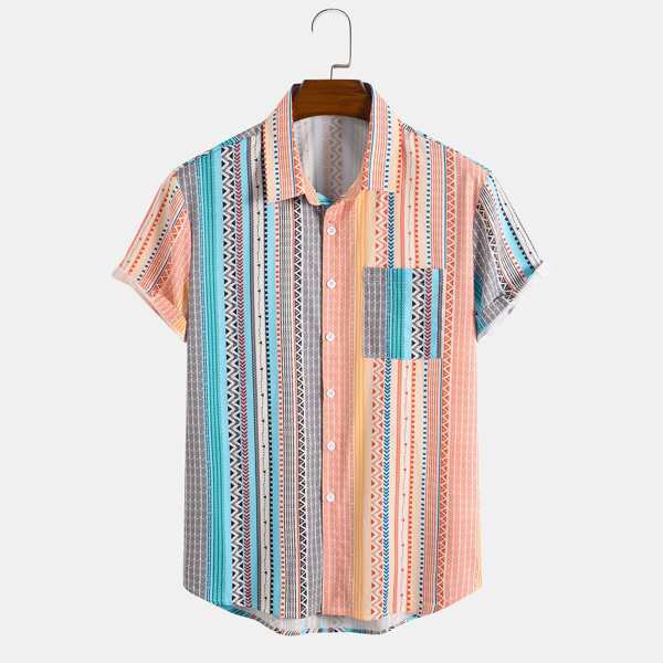 

Men Geo Print Shirt, Multicolor