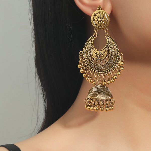 

Jhumka серьги-подвески, Золотистый