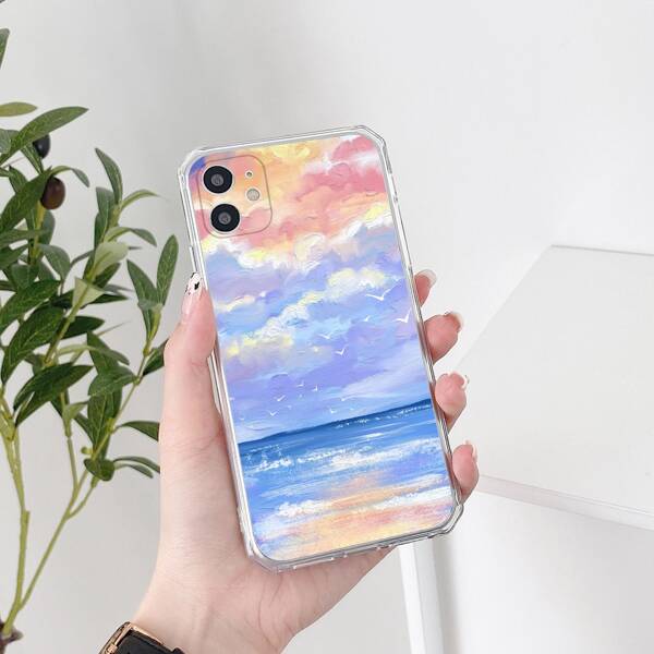

Landscape Print Phone Case, Multicolor