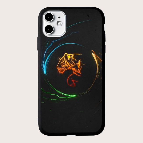 

Tiger Print Phone Case, Multicolor