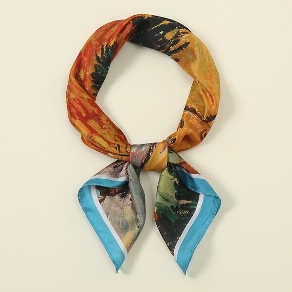 

Landscape Print Bandana, Multicolor