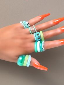 Vòng cườm 17 chiếc - Nhiều màu - Xem 3