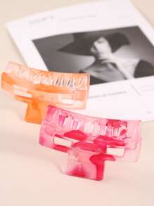 2 cái vuốt tóc hình học - Nhiều màu - Xem 2