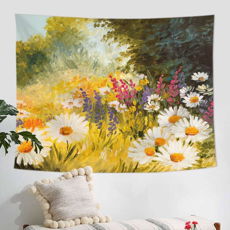 

Daisy Print Tapestry, Multicolor