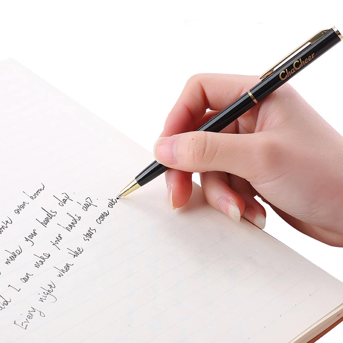 

2pcs Metal Ballpoint Pen, Black