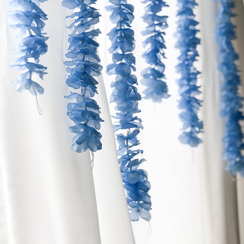 

1pc Artificial String Flower, Blue