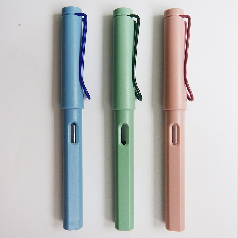 

3pcs Fountain Pen Without Ink, Multicolor
