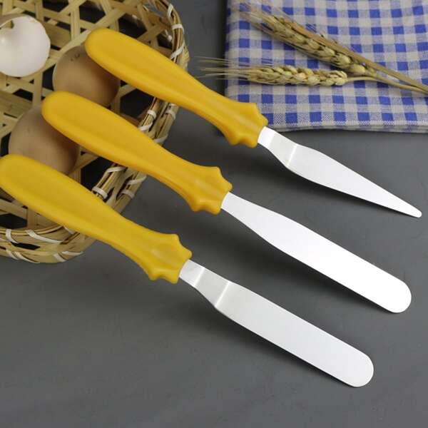 

3pcs Random Color Cream Spatula, Multicolor