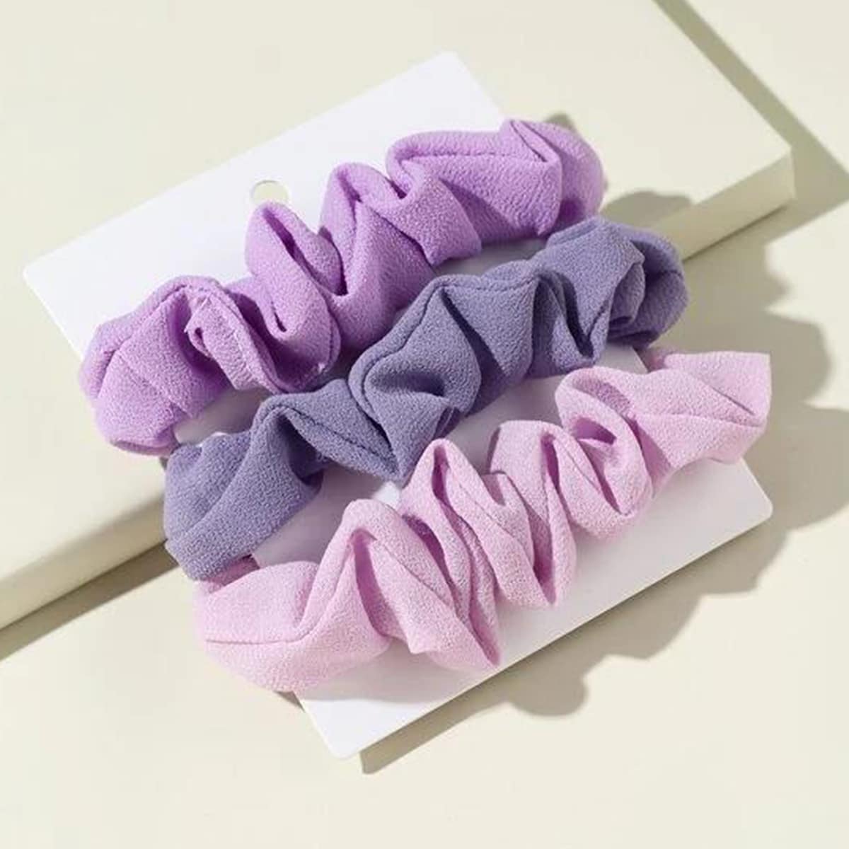

3pcs Minimalist Scrunchie, Multicolor