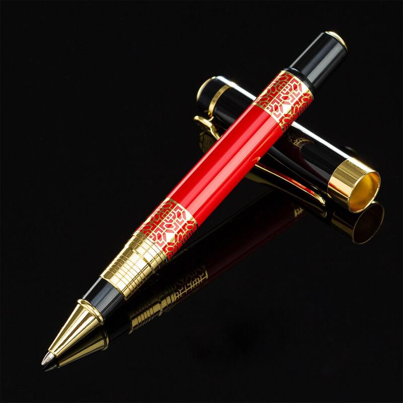

1pc Metal Ballpoint Pen, Black