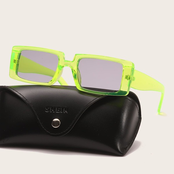 

Men Square Frame Sunglasses, Green