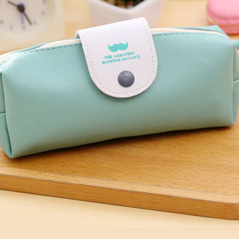 

1pc Random Color Pencil Case, Multicolor
