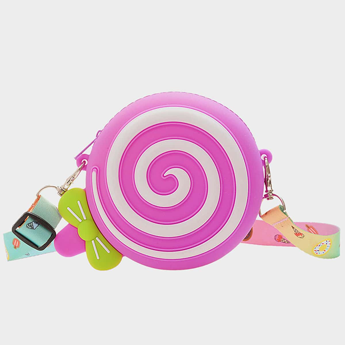 

Mini Lollipop Design Crossbody Bag, Multicolor