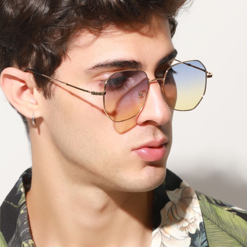 

Guys Tinted Lens Sunglasses, Multicolor