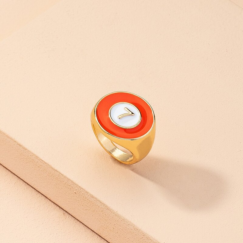 

Number Pattern Ring, Gold