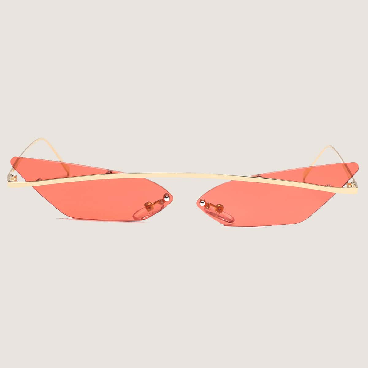 

Rimless Cat Eye Sunglasses