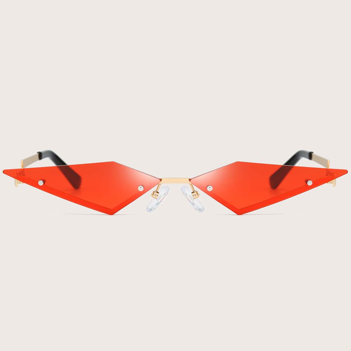 

Guys Geo Lens Sunglasses, Red