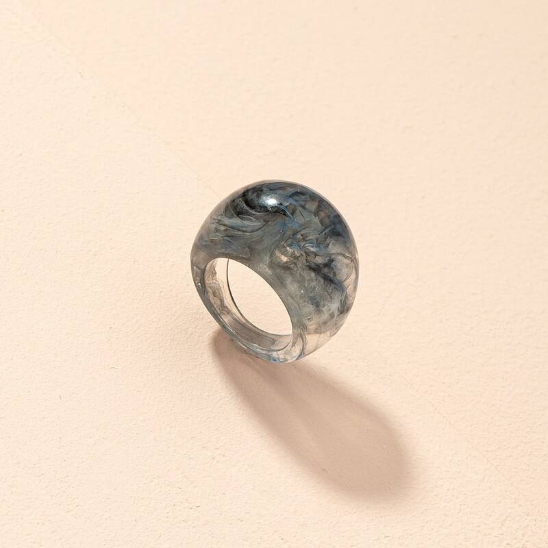 

1pc Resin Ring, Multicolor