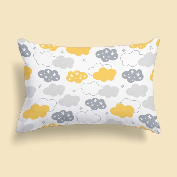

Cloud Print Kids Lumbar Pillowcase Without Filler, Multicolor