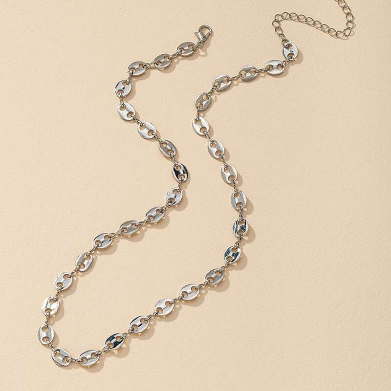 

1pc Minimalist Necklace, Silver