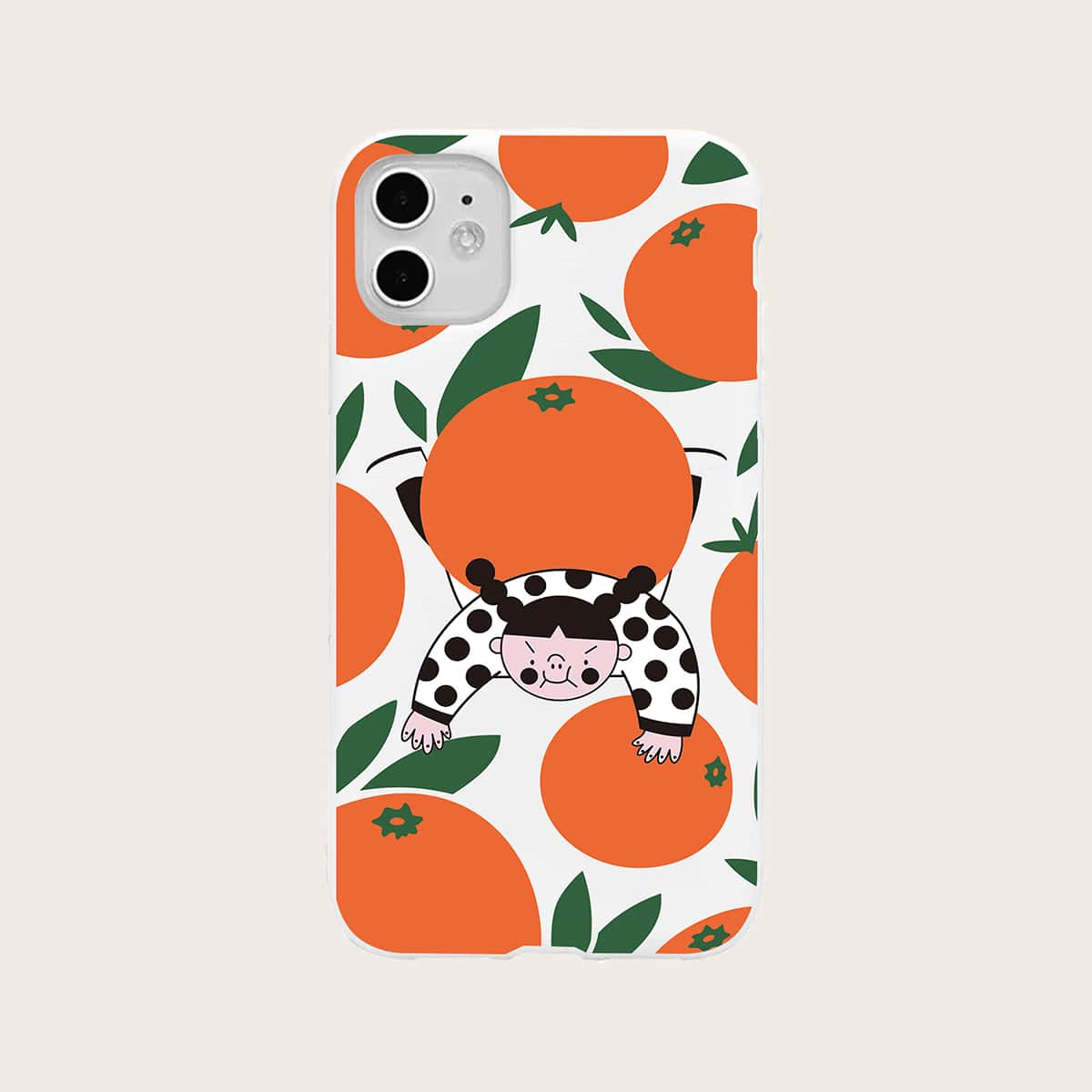

Cartoon Graphic Phone Case, Multicolor